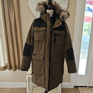 Eddie Bauer Brown and Black Ski Jacket